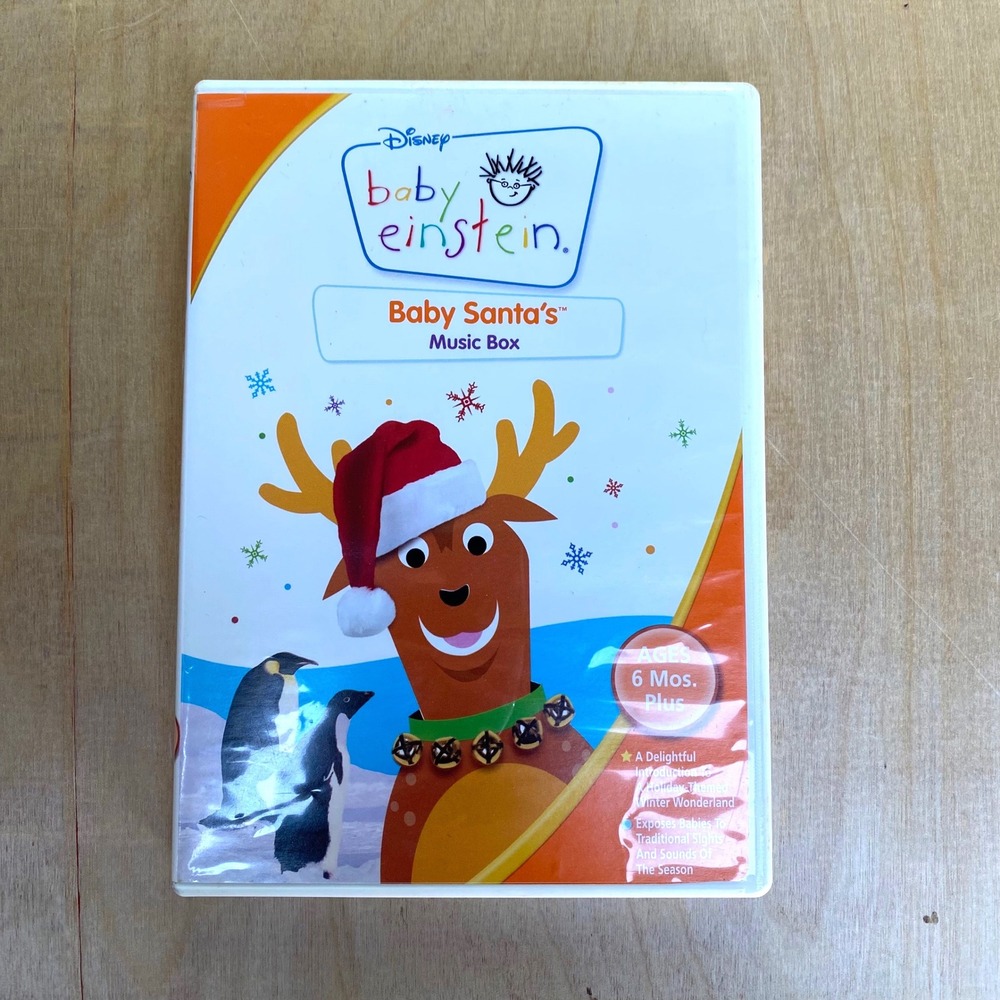 Disney Baby Einstein Baby Santa's Music Box DVD 2007 Holiday Christmas 37139